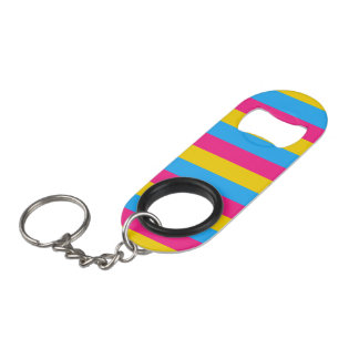 Pansexual Flag Mini Flaschenöffner