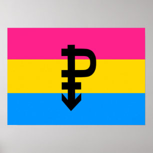 PANSEXUAL FLAG ORIGINAL -.pnng Poster