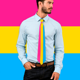 Pansexual Flag & Pride Community Business /Gender Krawatte