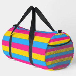 Pansexual Flag Print Cut Nähtasche Duffle Bag