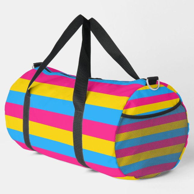 Pansexual Flag Print Cut Nähtasche Duffle Bag (Rechte Ecke)