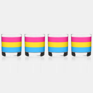 Pansexual Flag Whiskyglas