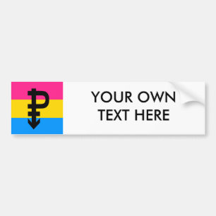 Pansexual Flagge Autoaufkleber