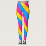 Pansexual Flagge Leggings<br><div class="desc">Pansexual oder pansexy? In diesen Leggings können Sie beide sein.</div>