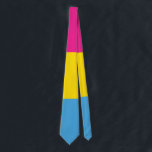 Pansexual Flaggen-Krawatte Krawatte<br><div class="desc">LGBT pansexual Flaggenkrawatte.</div>