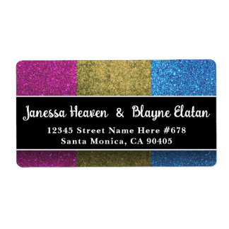 Pansexual Gay Pride Flag Colors Glitzer Glitzern
