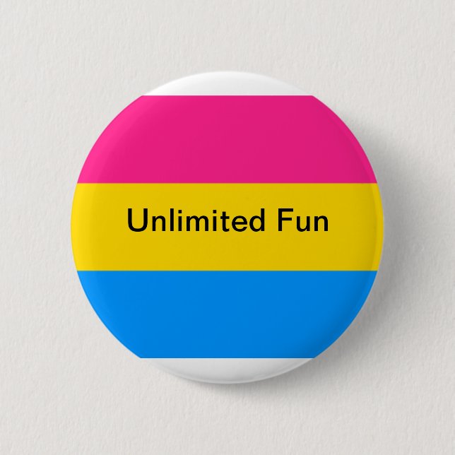 Pansexual Knopf Button (Vorderseite)