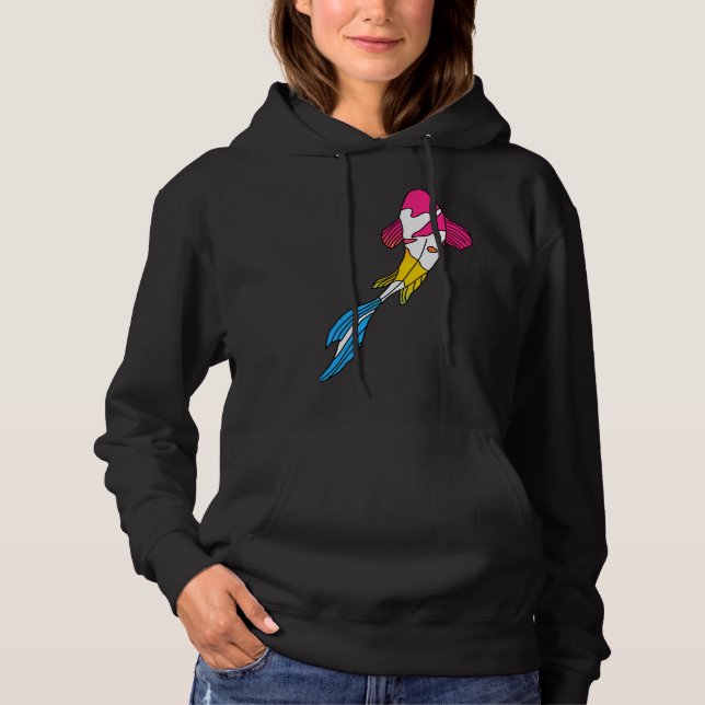 Pansexual Koi Fish Hoodie (Vorderseite)