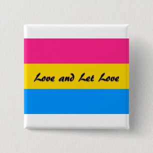 Pansexual:  Liebe und gelassene Liebe Button