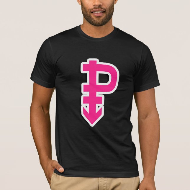 PANSEXUAL P-SYMBOL 3D T-Shirt (Vorderseite)