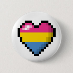 Pansexual Pixel Herz Button