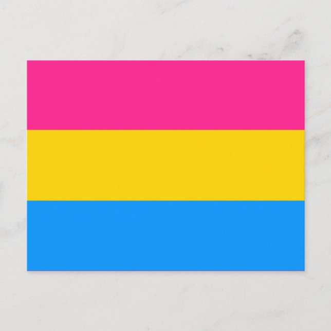 Pansexual Postkarte (Vorderseite)