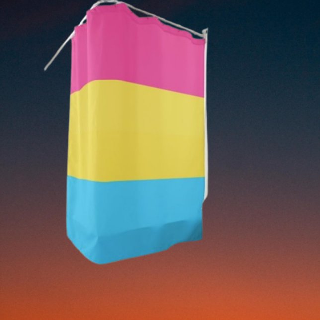 Pansexual Pride Duwer Vorhang: Lebhaftes Spektrum Duschvorhang (Von Creator hochgeladen)