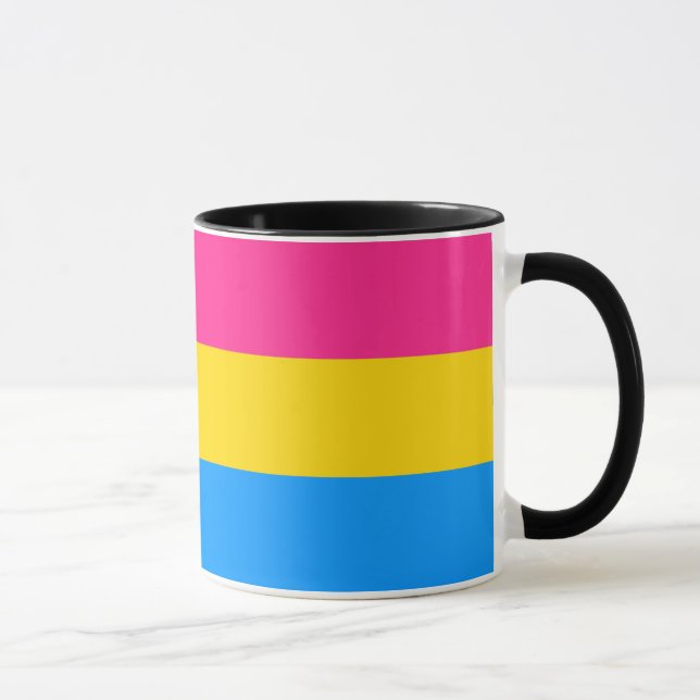 Pansexual Pride Flag Tasse (Rechts)