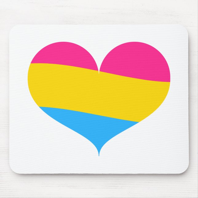 Pansexual Pride Mousepad (Vorne)