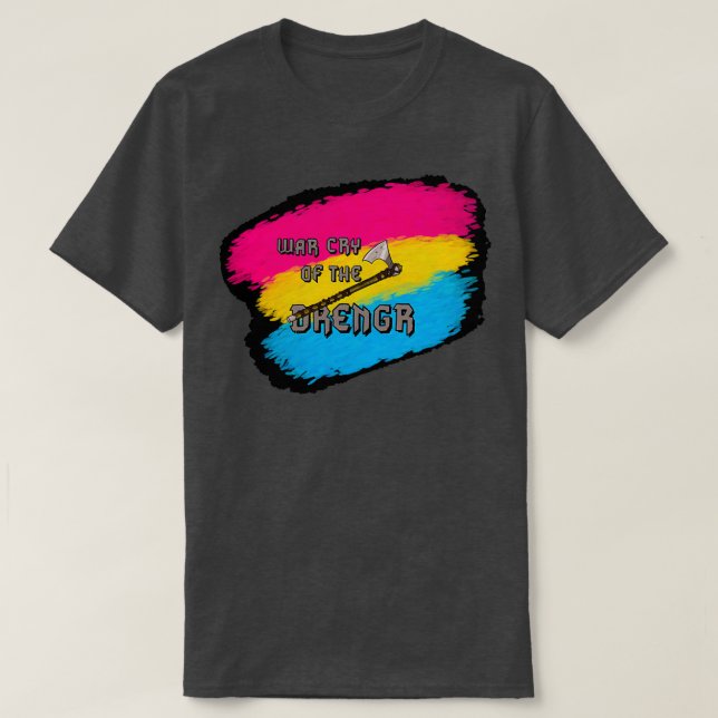 Pansexual Pride Norse Ax Classic TShirt (Design vorne)