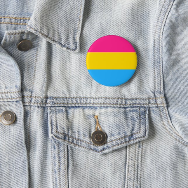 Pansexual Pride (Pan Flag) Button (Beispiel)