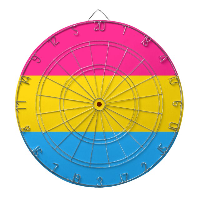 Pansexual Pride (Pan Flag) Dartscheibe (vorne)