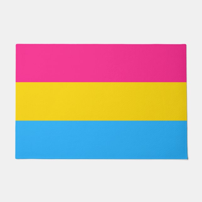 Pansexual Pride (Pan Flag) Fußmatte (Vorderseite)