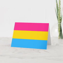 Pansexual Pride (Pan Flag) Karte