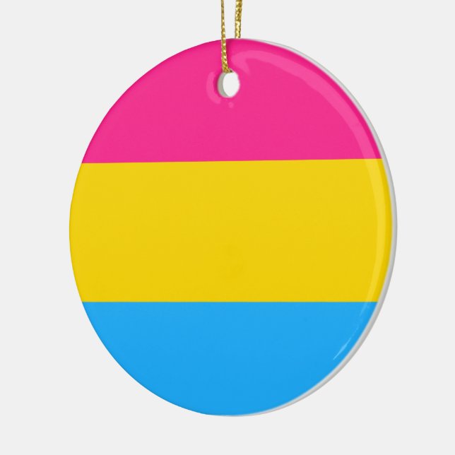 Pansexual Pride (Pan Flag) Keramik Ornament (Links)