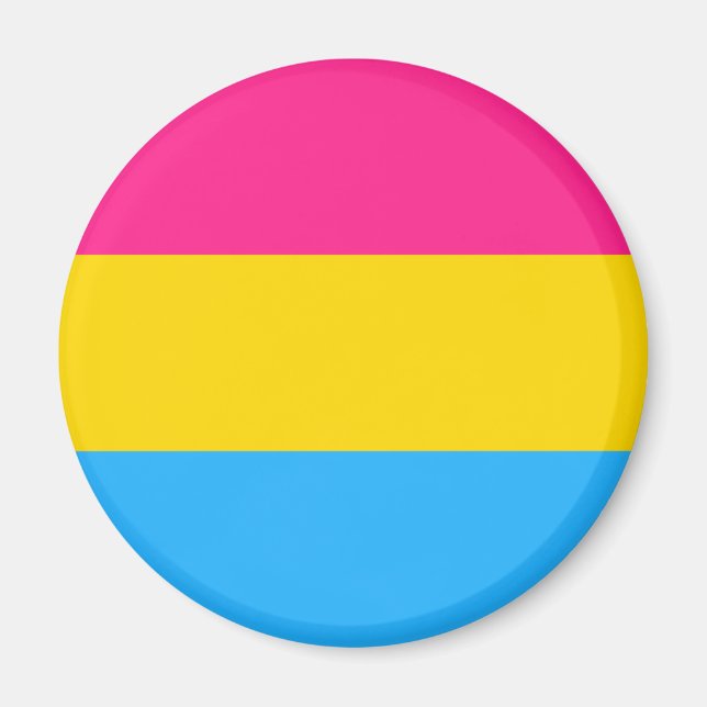 Pansexual Pride (Pan Flag) Magnet (Vorne)