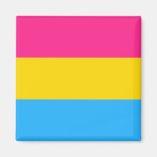 Pansexual Pride (Pan Flag) Magnet (Vorne)