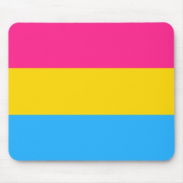 Pansexual Pride (Pan Flag) Mousepad (Vorne)