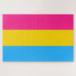 Pansexual Pride (Pan Flag) Puzzle<br><div class="desc">Dieses Design zeigt die Pansexual Pride Flag, die als Symbol für die pansexuelle Gemeinschaft entworfen wurde. Es ähnelt der Regenbogenflagge LGBT, die als Symbol für Lesben, Schwule, Bisexuelle, Transgender und alle anderen in der Gemeinschaft verwendet wird. Die Fahne dient dazu, die Sichtbarkeit und Anerkennung der pansexuellen Gemeinschaft zu erhöhen und...</div>