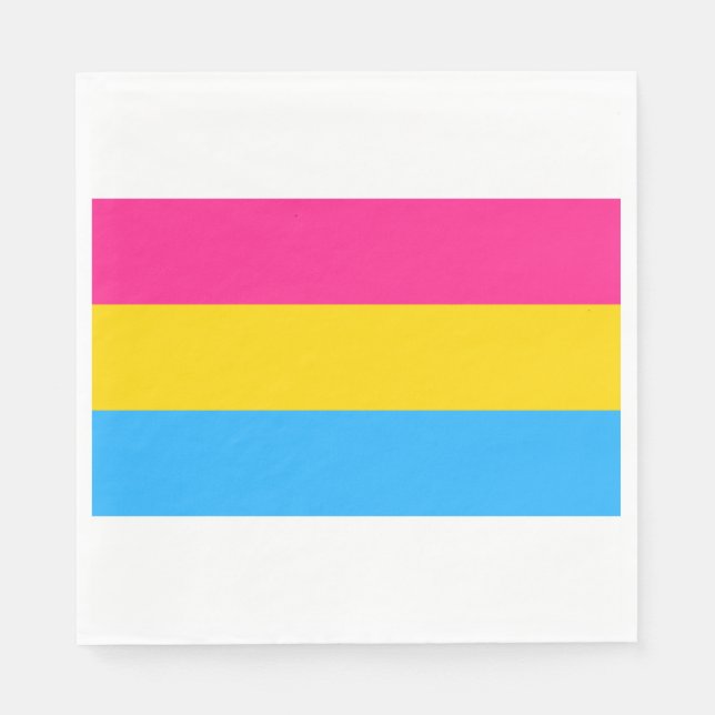 Pansexual Pride (Pan Flag) Serviette (Vorderseite)