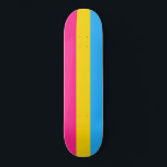 Pansexual Pride (Pan Flag) Skateboard<br><div class="desc">Dieses Design zeigt die Pansexual Pride Flag, die als Symbol für die pansexuelle Gemeinschaft entworfen wurde. Es ähnelt der Regenbogenflagge LGBT, die als Symbol für Lesben, Schwule, Bisexuelle, Transgender und alle anderen in der Gemeinschaft verwendet wird. Die Fahne dient dazu, die Sichtbarkeit und Anerkennung der pansexuellen Gemeinschaft zu erhöhen und...</div>