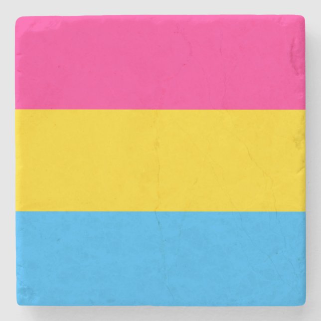 Pansexual Pride (Pan Flag) Steinuntersetzer (Vorderseite)