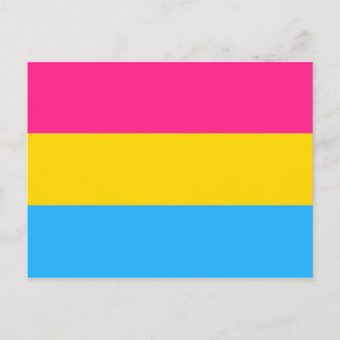 Pansexual Pride Postkarte