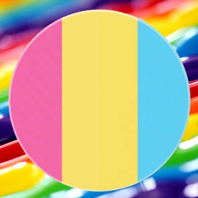 Pansexual Pride Sandstone Untersetzer (Von Creator hochgeladen)