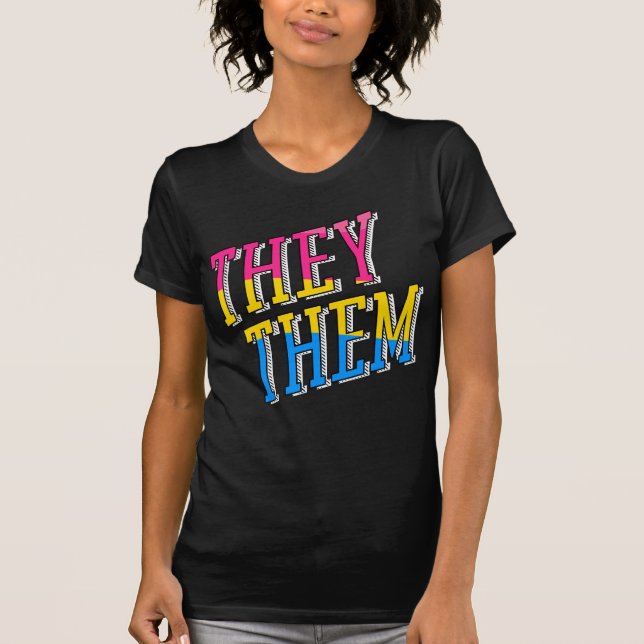 Pansexual Pride T - Shirt (Vorderseite)