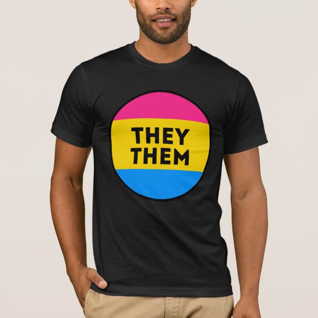 Pansexual Pride T - Shirt (Vorderseite)