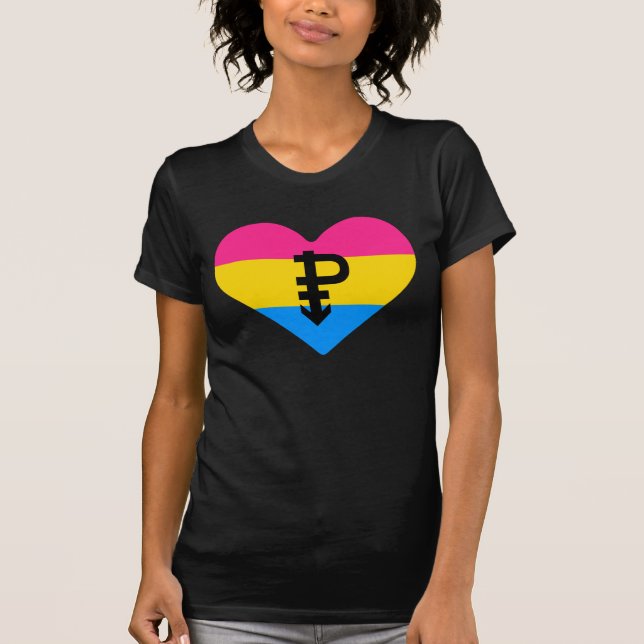 Pansexual Pride T - Shirt (Vorderseite)