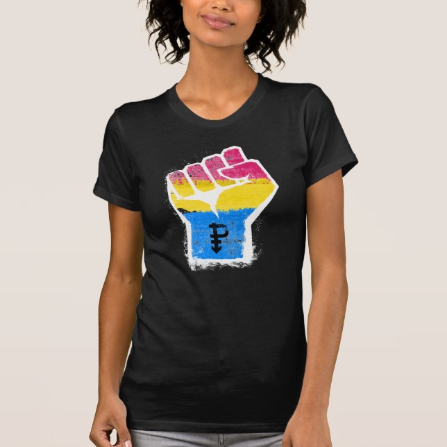 Pansexual Pride T - Shirt (Vorderseite)