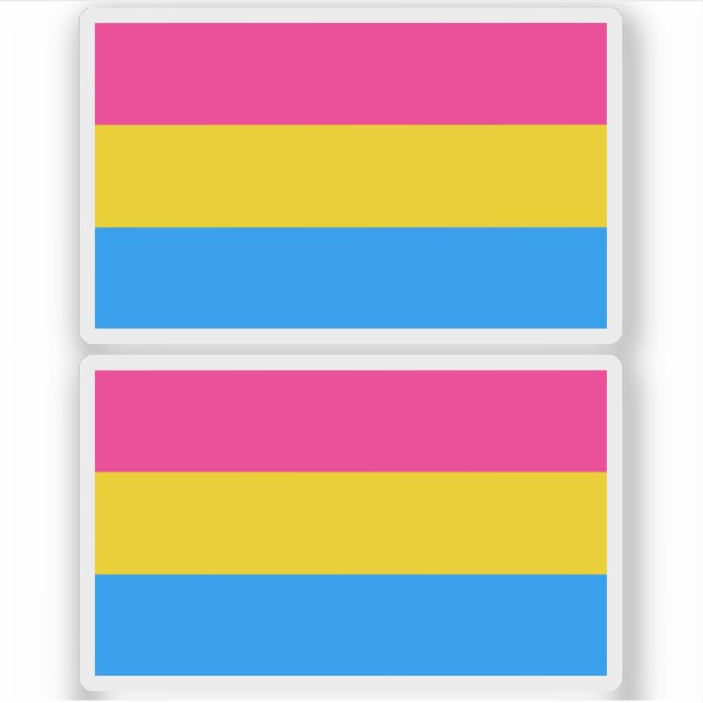 Pansexual Prix Colors Aufkleber (Vorderseite)