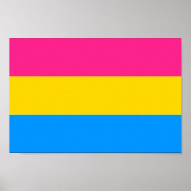 Pansexual Prix Colors Poster (Vorne)