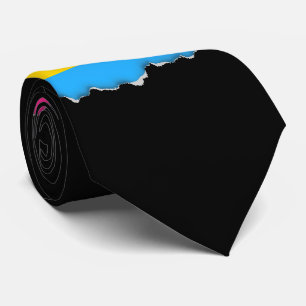 Pansexual-Prix-Flagge Krawatte