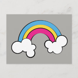Pansexual | Regenbogendesign | Postkarte