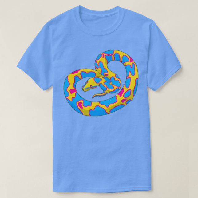 Pansexual-Schlange T-Shirt (Design vorne)