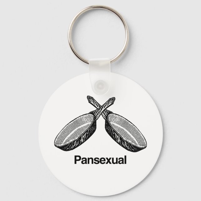 Pansexual - schlüsselanhänger (Vorderseite)