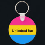 Pansexual-Schlüsselkette Schlüsselanhänger<br><div class="desc">Ein Schlüsselanhänger für Pansexuals</div>