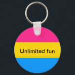 Pansexual-Schlüsselkette Schlüsselanhänger<br><div class="desc">Ein Schlüsselanhänger für Pansexuals</div>