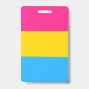 Pansexual-Stolperflagge Ausweis