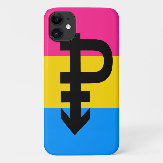 Pansexual-Stolperflagge Case-Mate iPhone Hülle (Rückseite)