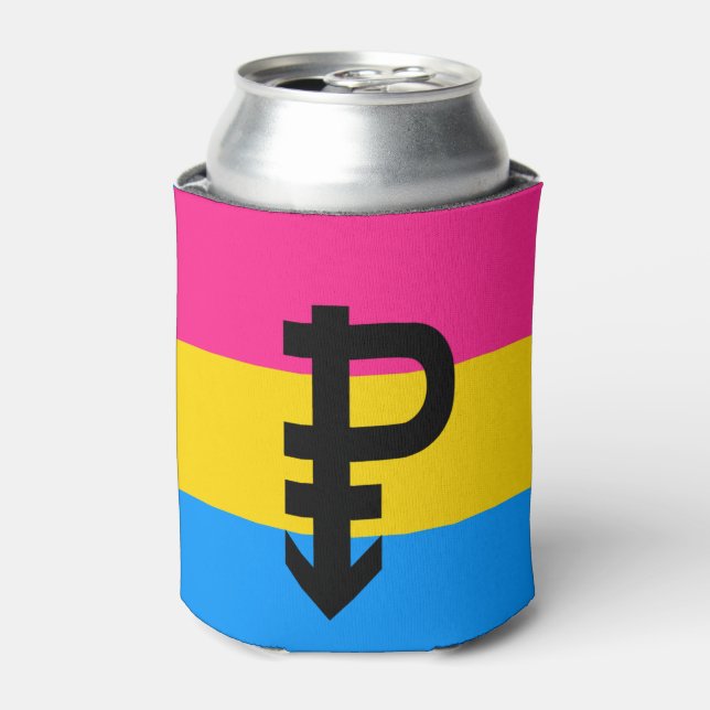Pansexual-Stolperflagge Dosenkühler (Kanne Vorderseite)
