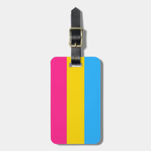 Pansexual-Stolperflagge Gepäckanhänger